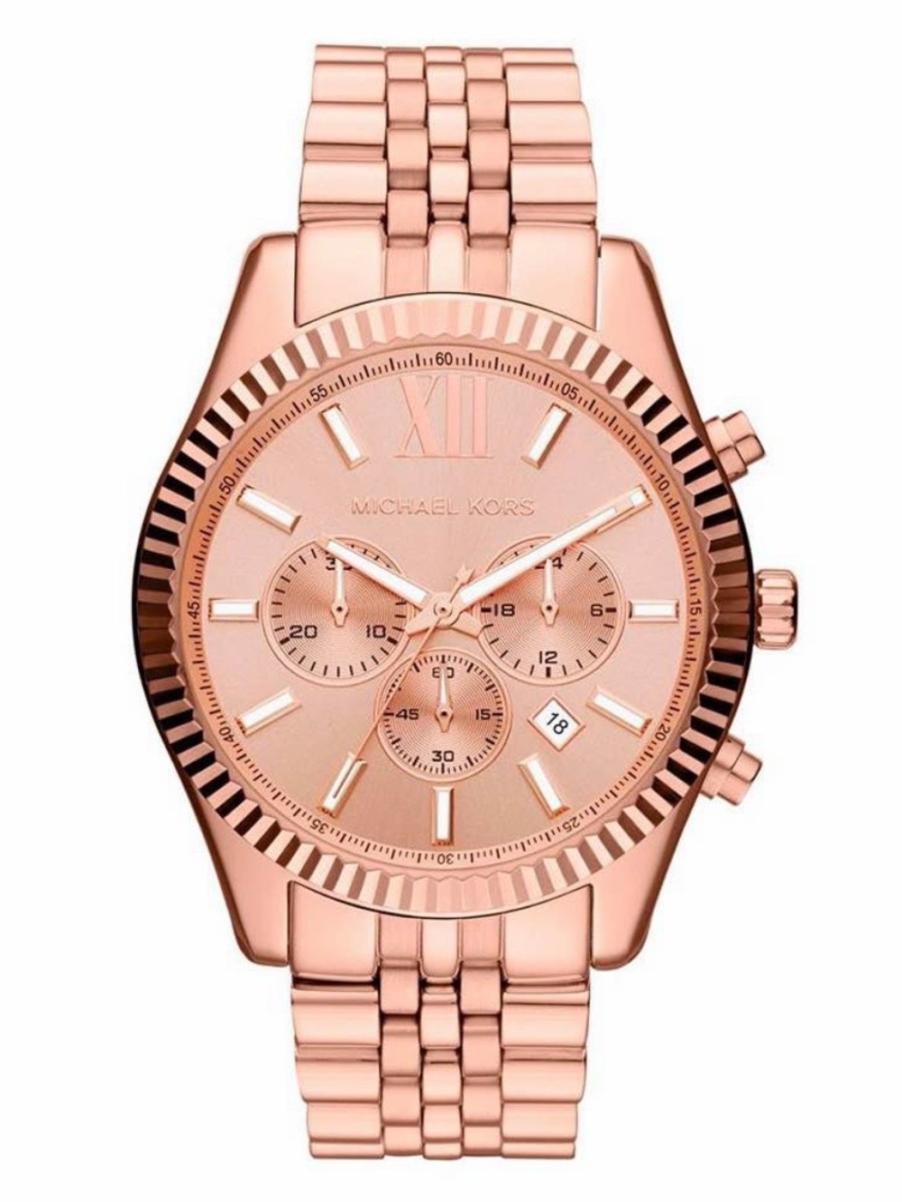Michael Kors MK8319 Oversized Lexington Rose Gold Watch
